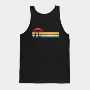 Retro Vintage Happy Pi Day Funny Math Geeks Gift Tank Top